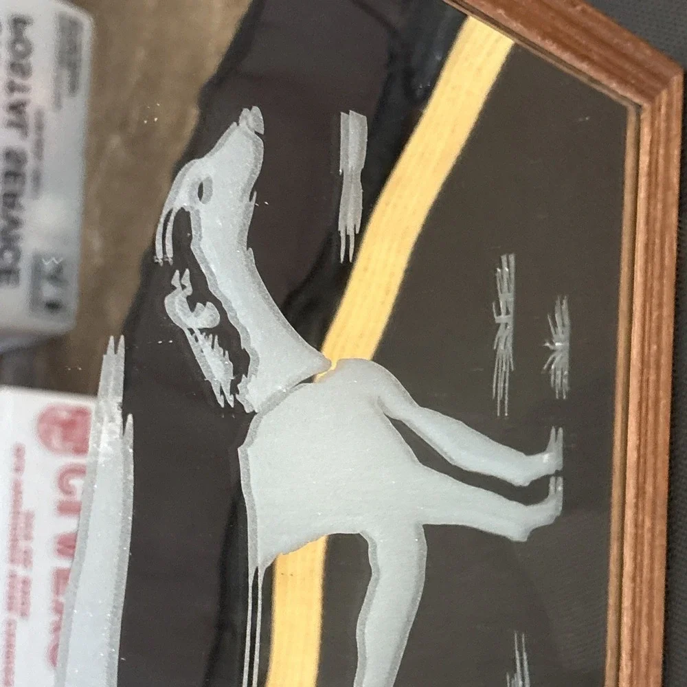 Mirror Image vintage greyhound